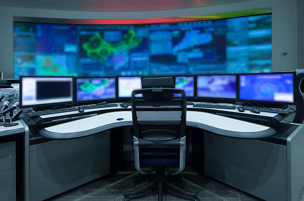 Modern control room.
